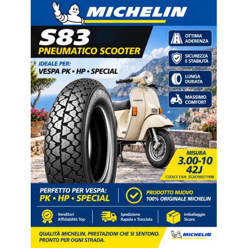 Gomma pneumatico michelin s83 - pneumatico,
